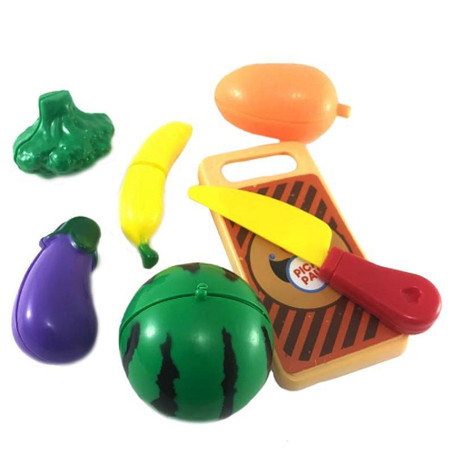 Comidinha De Brinquedo De Cortar Frutas Jogo Pop It 12pcs