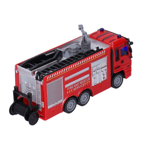 Caminhão de Brinquedo Dos Bombeiros de Fricção - DM Toys - Sama