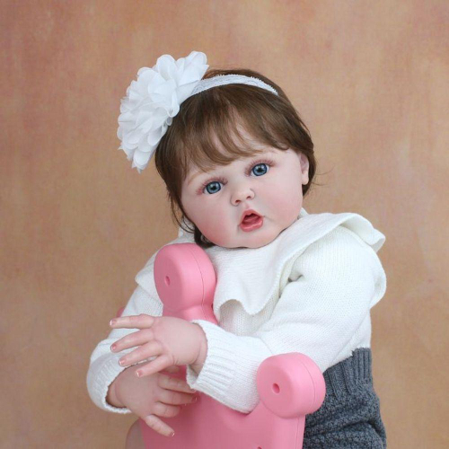 Bebê Reborn Baby Doll Recém-Nascido 3D-49