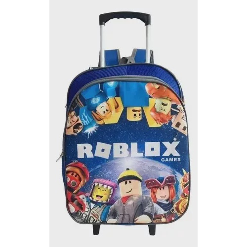 Bolsa Escolar Masculina De Costas Roblox Resistente Tam G em Promoção na  Americanas