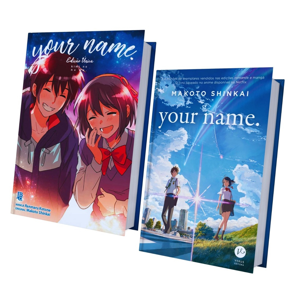 Kit Mangá Your Name Edição Única + Livro Kimi no Na Wa em Português em  Promoção na Americanas