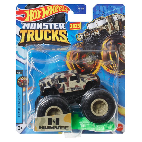 Hot Wheels Monster Trucks Veículo de Brinquedo Pure Muscle Escala 1:24