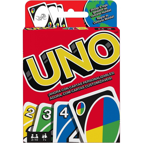 UNO Minimalista Preto Jogo de Cartas Original 7+GYH69 Mattel