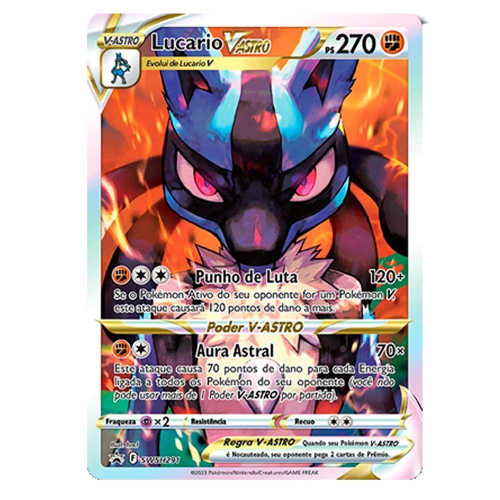 Cartas Pokémon Box Coleção de Batalha Deoxys VMax e VAstro - Copag