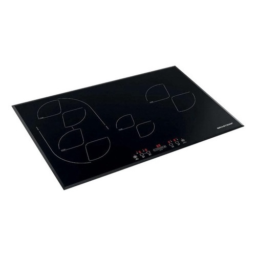 Cooktop De Indução Brastemp 4 Bocas Preto Bdj77be – 220 Volts