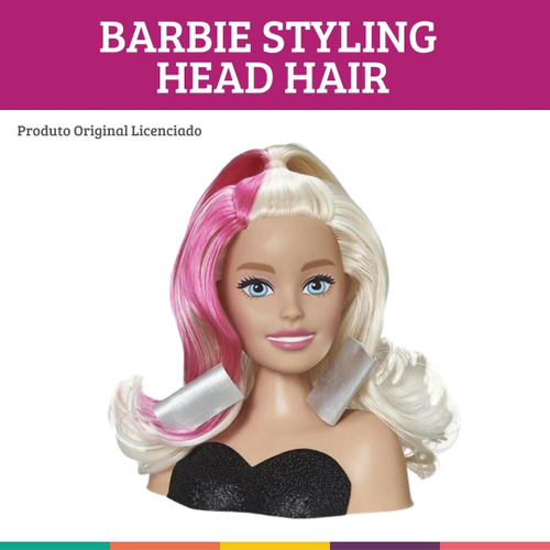 Barbie best sale head hair