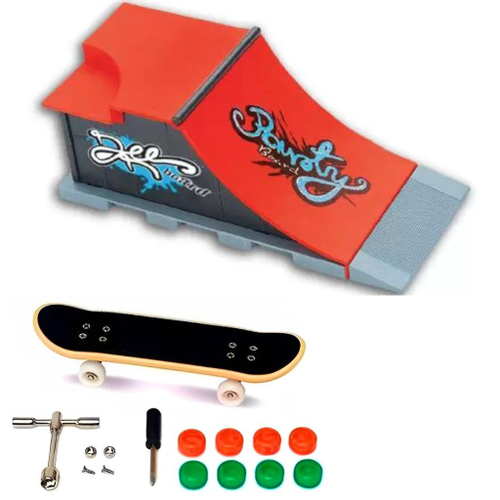 Skate De Dedo Com Rampa Barato Skate Fingerboard Radical em