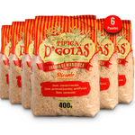 Farofa De Mandioca Picante D'Goiás 400G (6 Pacotes)