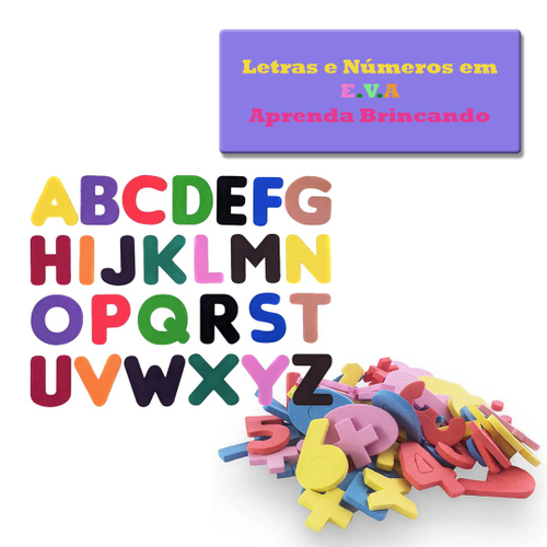 Maleta Educativa Com Letras e Números Play e Learn Multikids