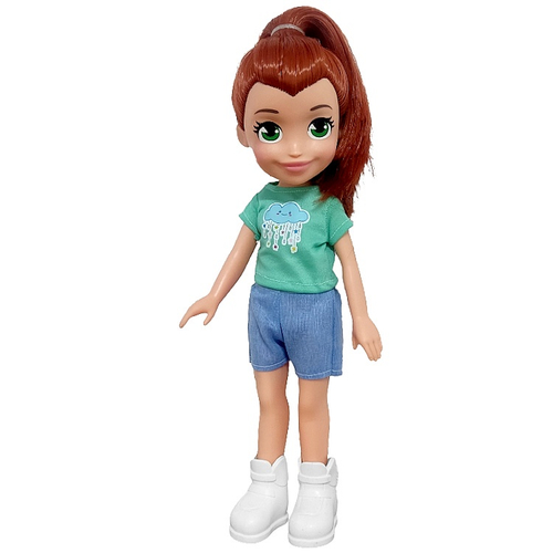 Boneca Polly Pocket Com Capuz De Bichinho E Clipe - Mattel