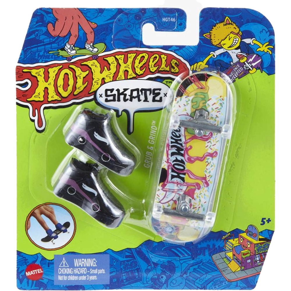 Hot Wheels - Skate De Dedo Com Tênis E Carro Básico em Promoção na  Americanas