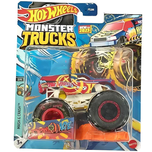 Pista Hot Wheels Monster Truck Ataque Do Crocodilo Faminto - Color Shifters  - Carrinho Muda De Cor - Edição 2022