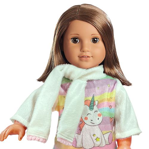 Kit Roupa Boneca American Girl - Colorir Unicórnio