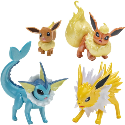 Bonecos Pokémon - Multi Pack 4 Figuras Evolução Eevee Sunny - WCT - Boneco  Pokémon - Magazine Luiza