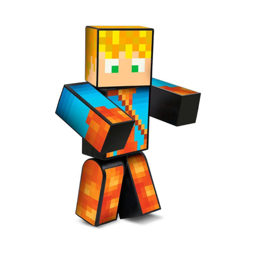 Boneco Athos Minecraft Streamers 35 Cm Jogo Lançamento 2023