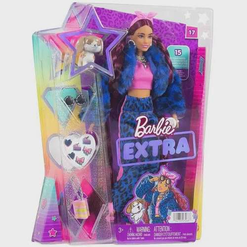 Barbie Extra - Carro Conversível - Prateado Brilhante - 16 cm