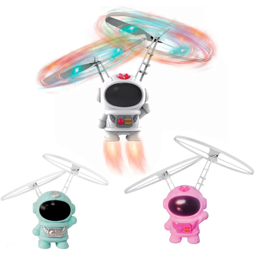 BOLA SPINNER DRONE VOADOR RECARREGÁVEL COM LED CONTROLE REMOTO BOOMERANG 360°  CARREGAMENTO VIA USB - Preto