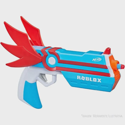 NERF Roblox Phantom Forces: Boxy Buster Dart Blaster, Pull-Down