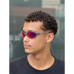 Oculos Juliet Mandrake Lupinha Vilão Oakley Bonito elegante Azul Bebe em  Promoção na Americanas