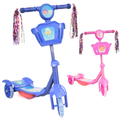 Patinete Infantil 3 Rodas com Led Som e Cesta Menino Menina é boa?