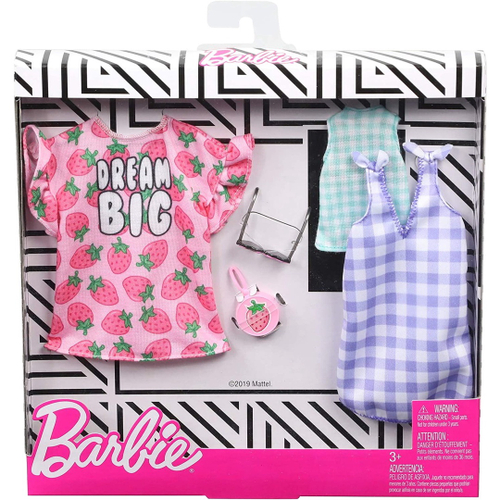 Barbie Roupas e Acessórios Conjunto Tie-Dye e Vestido - Mattel