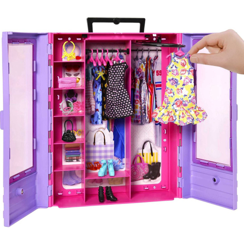 Playset Grande Guarda Roupa Motorizado Glitterizer E Acessórios - Barbie  Moda E Magia - Acompanha Boneca - Mattel / Ano De Fabricação: 2009 na  Americanas Empresas