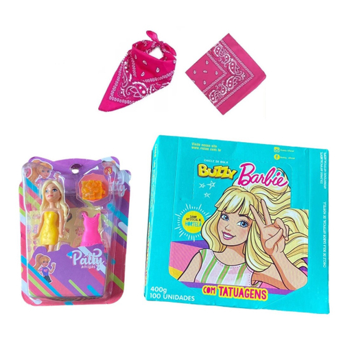 Kit Infantil Boneca Barbie Styling Hair C/ Cartela Maquiagem no Shoptime