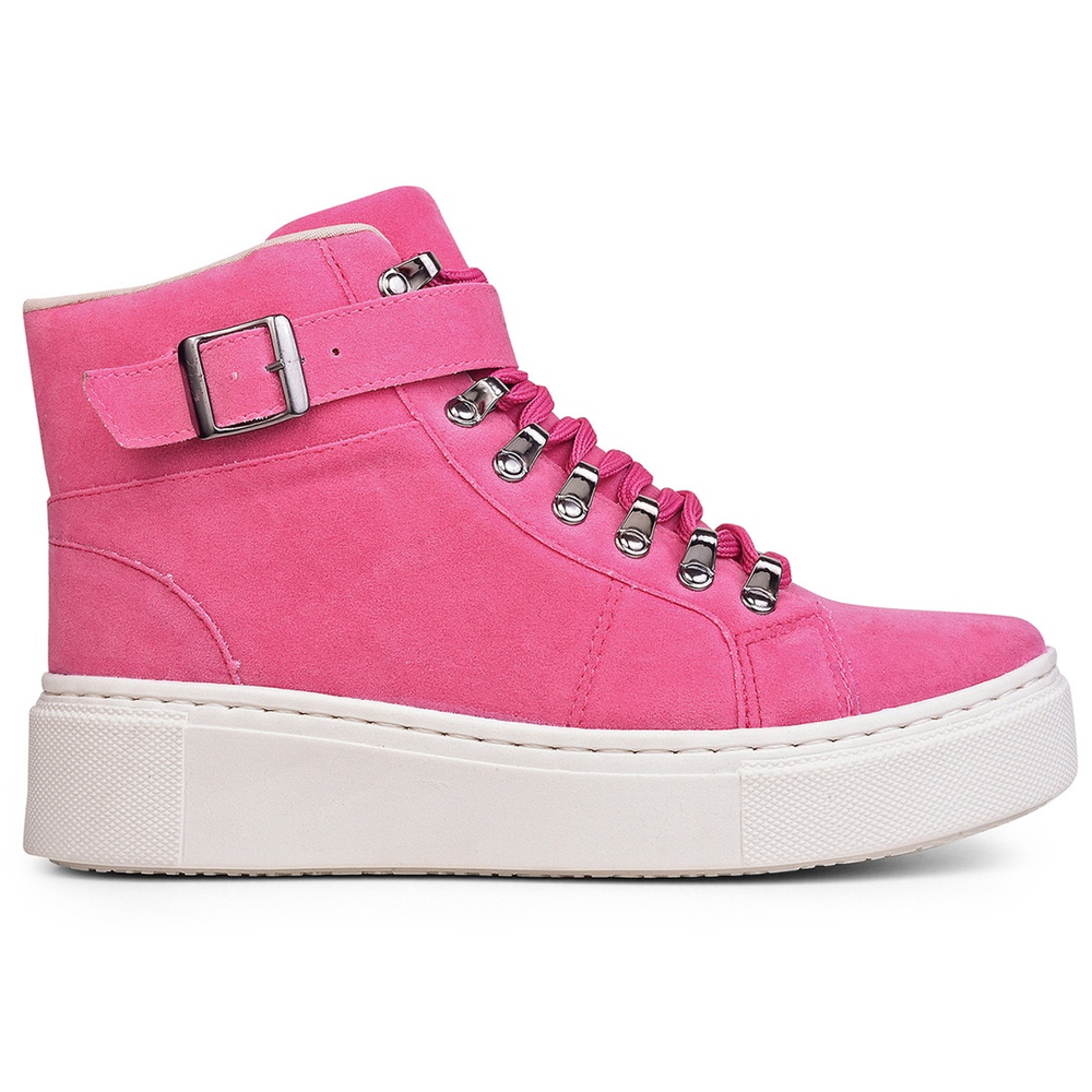 Tenis botinha hot sale feminino rosa