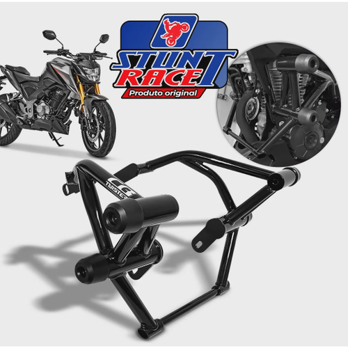 Protetor Stunt Race Motor Carenagem nxr Bros 160 xre 190 2015 a 2023  Ponteira Mata Cachorro em Promoção na Americanas