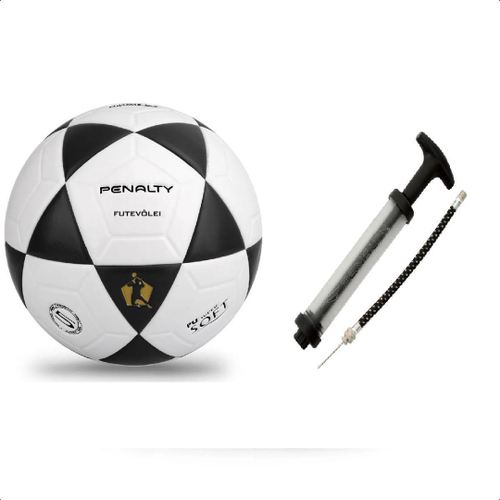 Kit Bola Penalty Max 1000 Futsal Pró Padrão Fifa + Bomba Sac