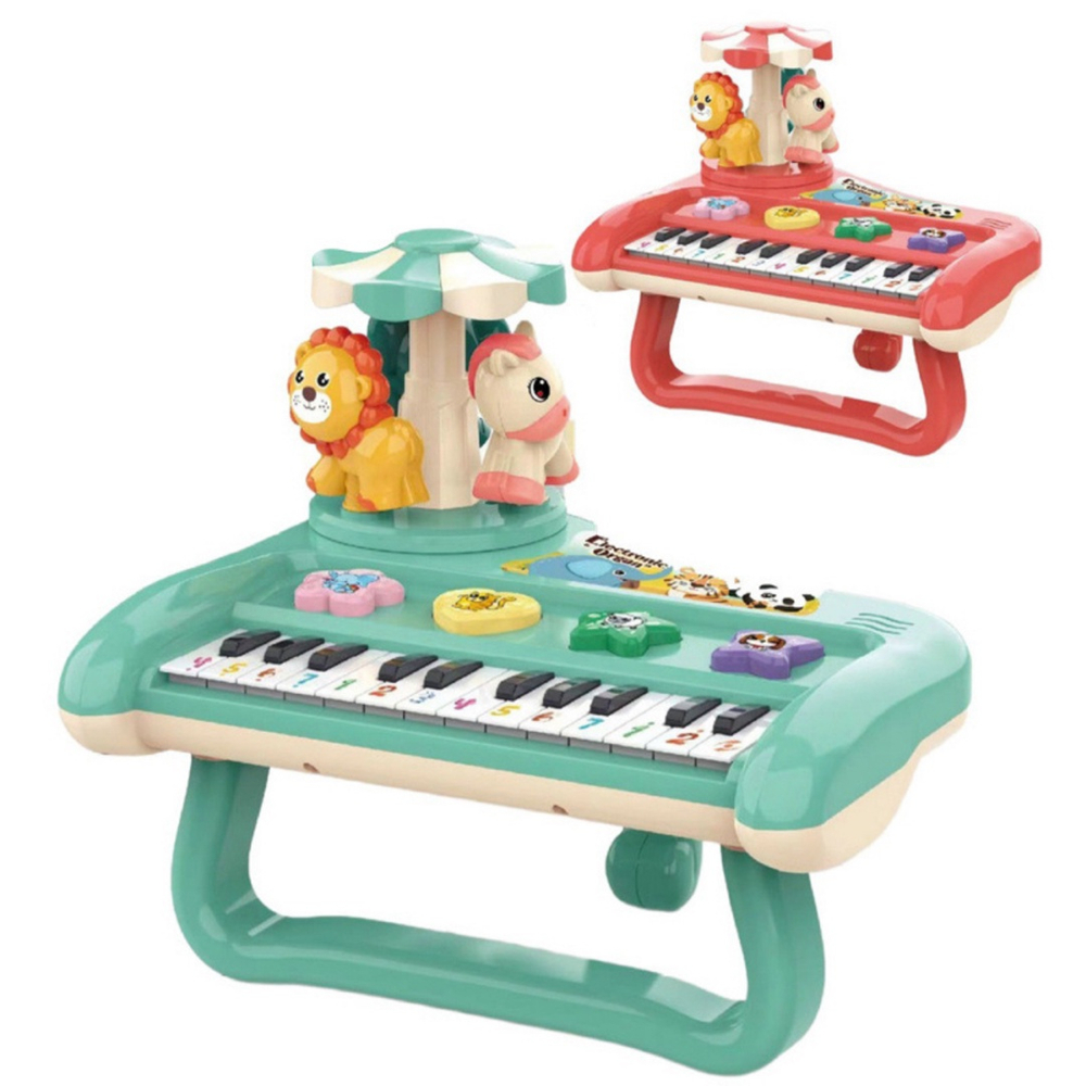 Piano Infantil Teclado Musical Com Sons De Bichinhos Bichos