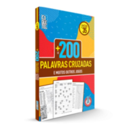  Livro Mais 200 Palavras Cruzadas nível médio Ed 35 : Equipe  Coquetel