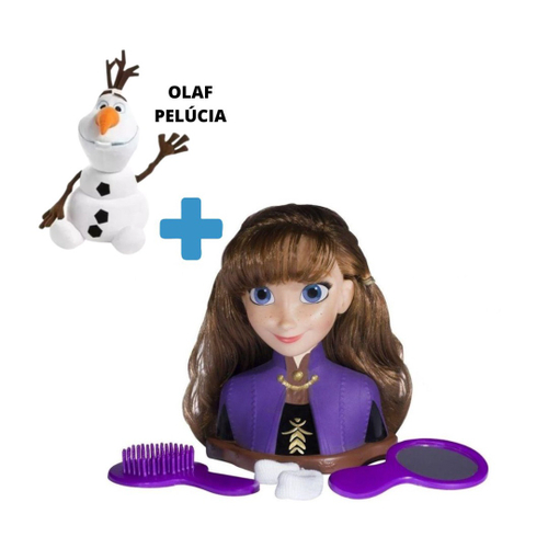 Boneca De Pelúcia - Frozen - Anna - 50cm - Long Jump