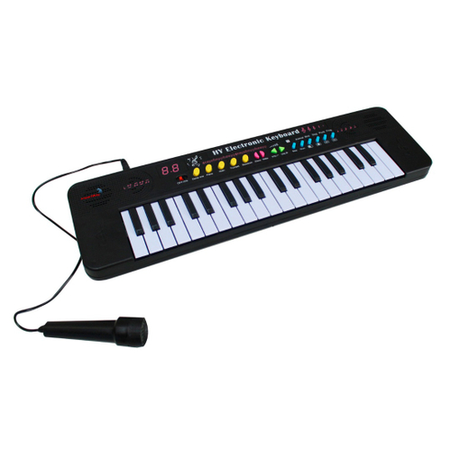 Teclado Musical Piano Infantil Com Microfone Iniciante 37 Teclas 6 Musicas  Gravadas Volume Regulável na Americanas Empresas