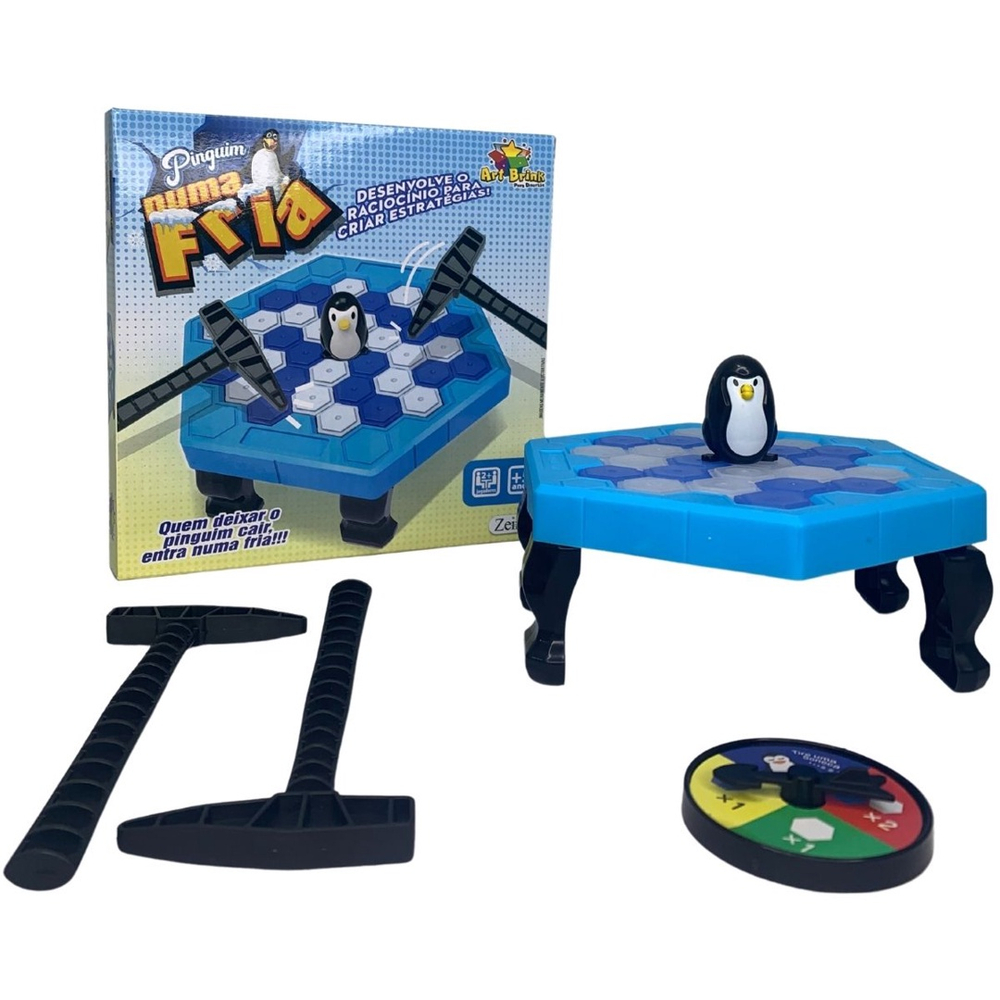 Jogo do Pinguim no gelo - Brinquedo de mesa - Minidengo Store Kids