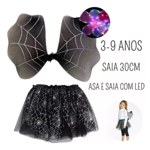 Fantasia Menino Morcego Halloween Infantil