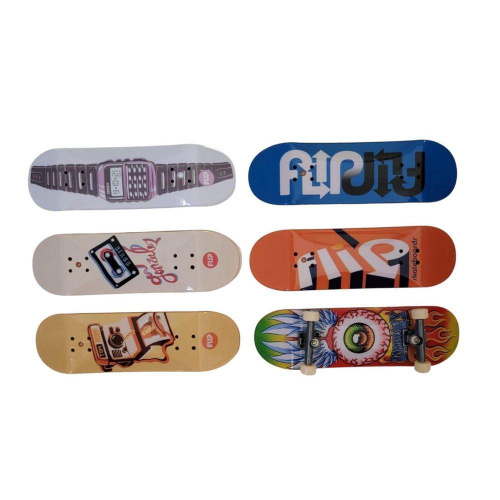 Skate De Dedo Tech Deck Profissional + Adesivos - Sunny