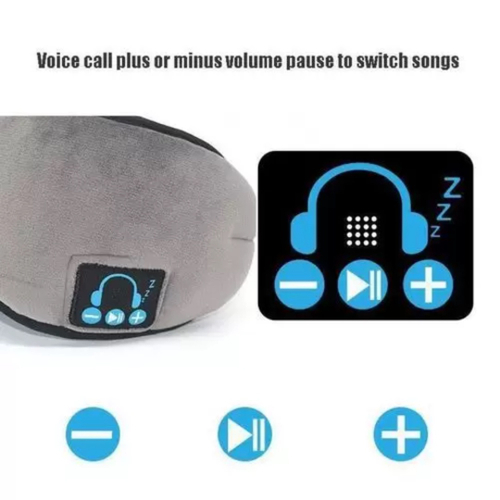 Tapa Olho Máscara Dormir Fone De Ouvido Bluetooth em Promoção na Americanas