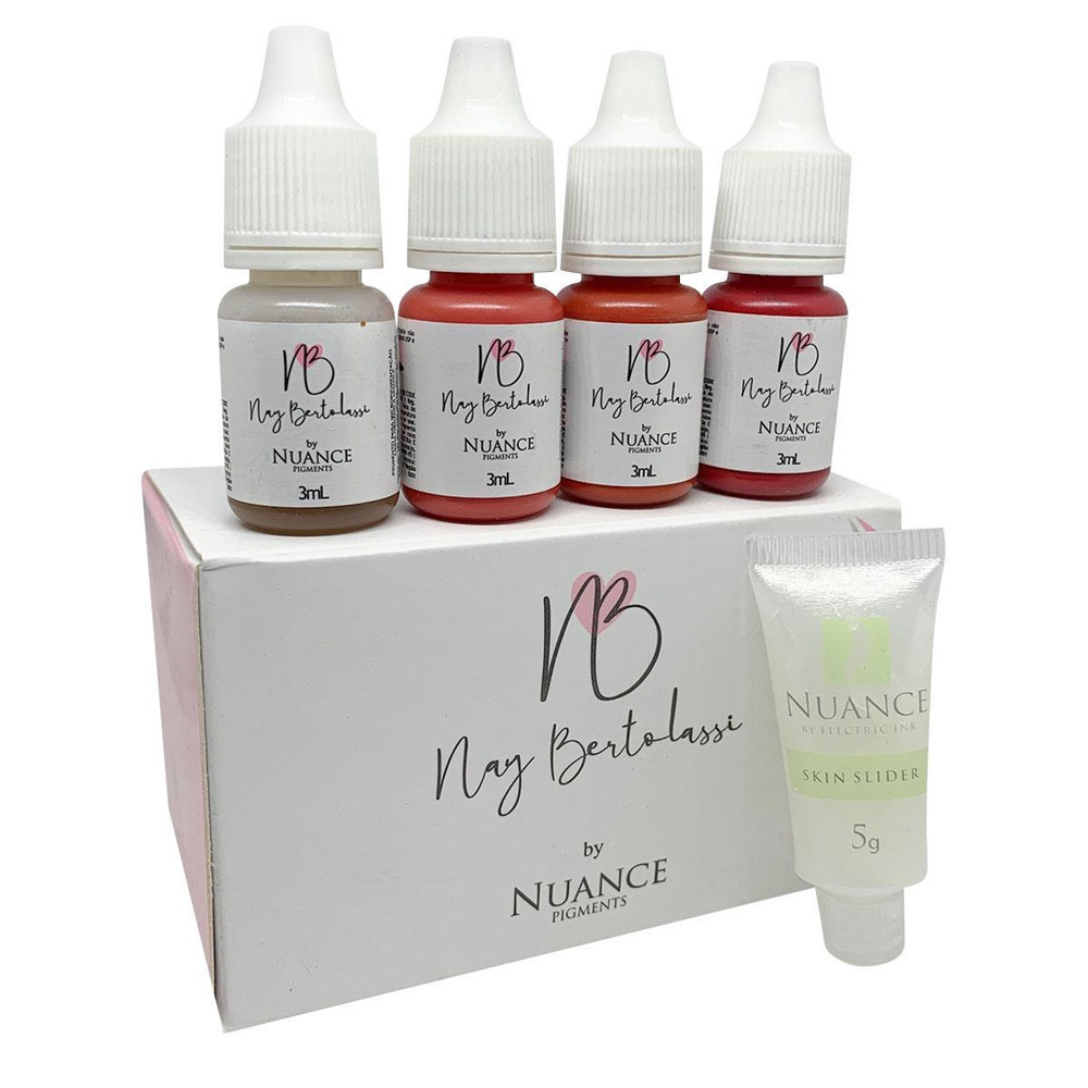 Pigmento Labial Kit Nuance Nay Bertolassi Org nica 3 Cores em