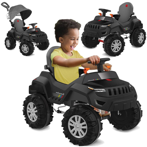 Superjipe Infantil Passeio E Pedal Com Capota Bandeirante - 587