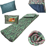 Colchonete fa Colchões Kit Camping com Travesseiro 188x78cm Camuflado 7102