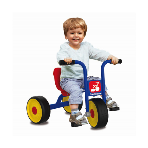 Triciclo infantil grande c/ empurrador 1-3 anos bandeirante velobaby no  Shoptime