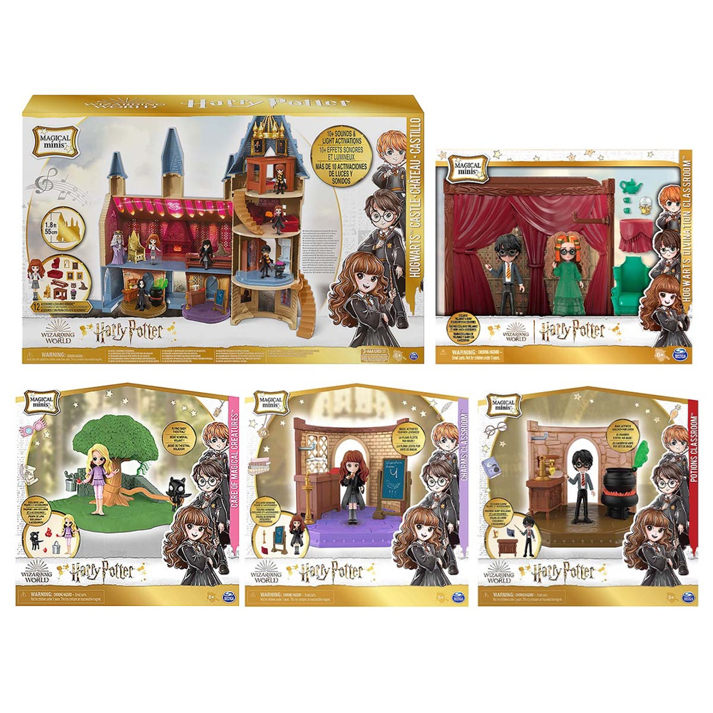 Playset Harry Potter Sala De Aula De Feitiços Sunny Brinquedos 4 Peças