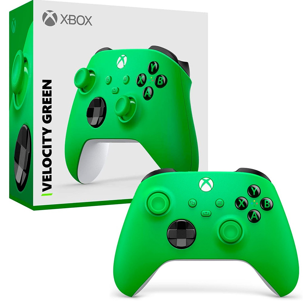 Controle Sem Fio Xbox Velocity Green - Series X, S, One - Verde - Loja Over  Power