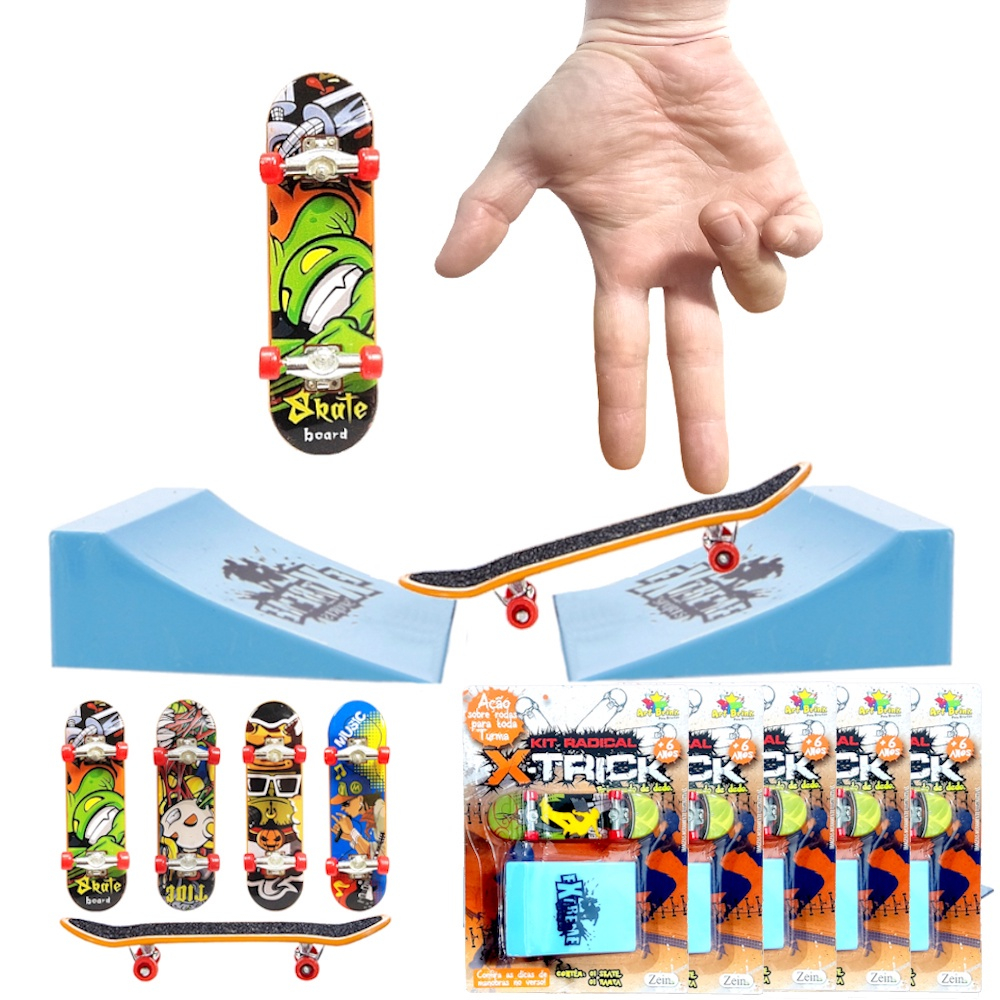 5 SKATE DEDO PROFISSIONAL SHAPE COM LIXA PARA RAMPA PISTA - Loja do  Abençoado Festas Artigos para festas e Decoração de Aniversário com os  melhores preços e condições ! Compra 100% Segura