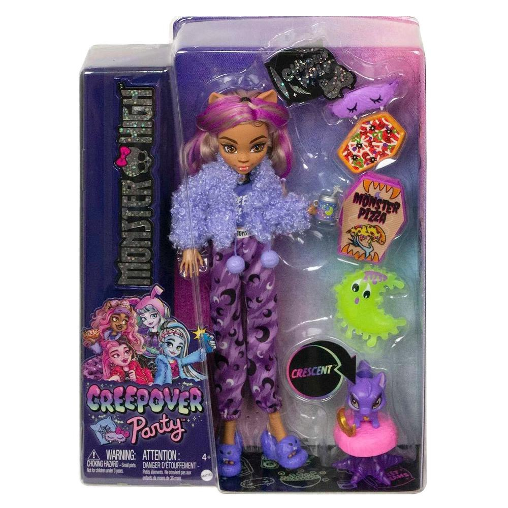 Boneca Monster High Creepover Clawdeen Wolf Mattel em Promoção na