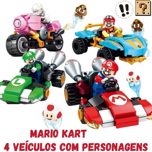 Jogo Blocos De Montar Infantil Brinquedo Diy Models Carros