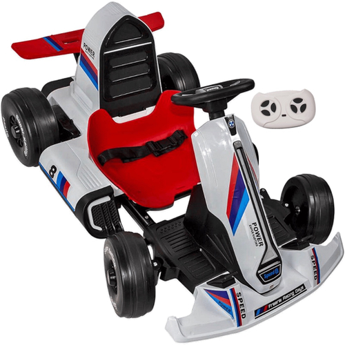 Mini Carrinho Infantil Estilo Kart Drift Elétrico Vermelho