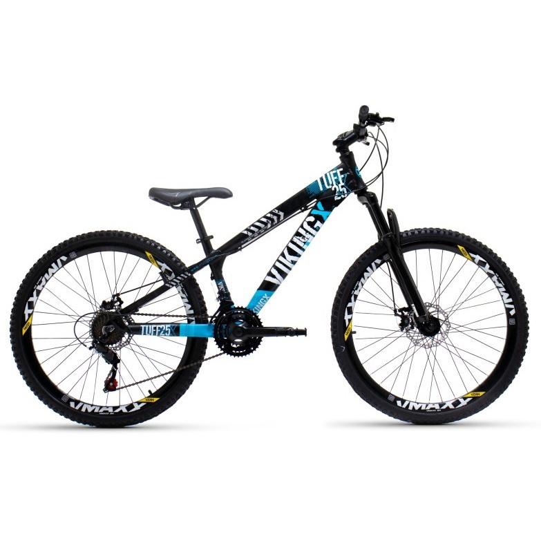 Bike bicicleta aro 26 freeride viking, bike dirt, downhill, wheeling,  urbano, grau, rl, 21 marchas em Promoção na Americanas