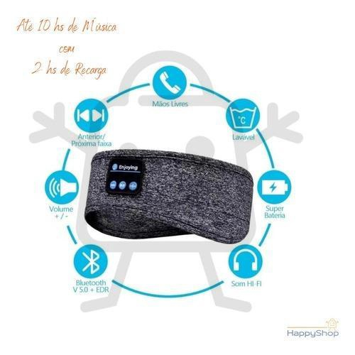 Faixa de Cabeça com Fones de Ouvido Bluetooth, para Dormir e Correr no  Shoptime